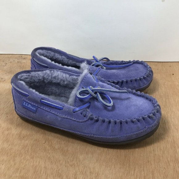 L.L. Bean Shoes Ll Bean Kids Purple Wicked Good Slippers Mocs